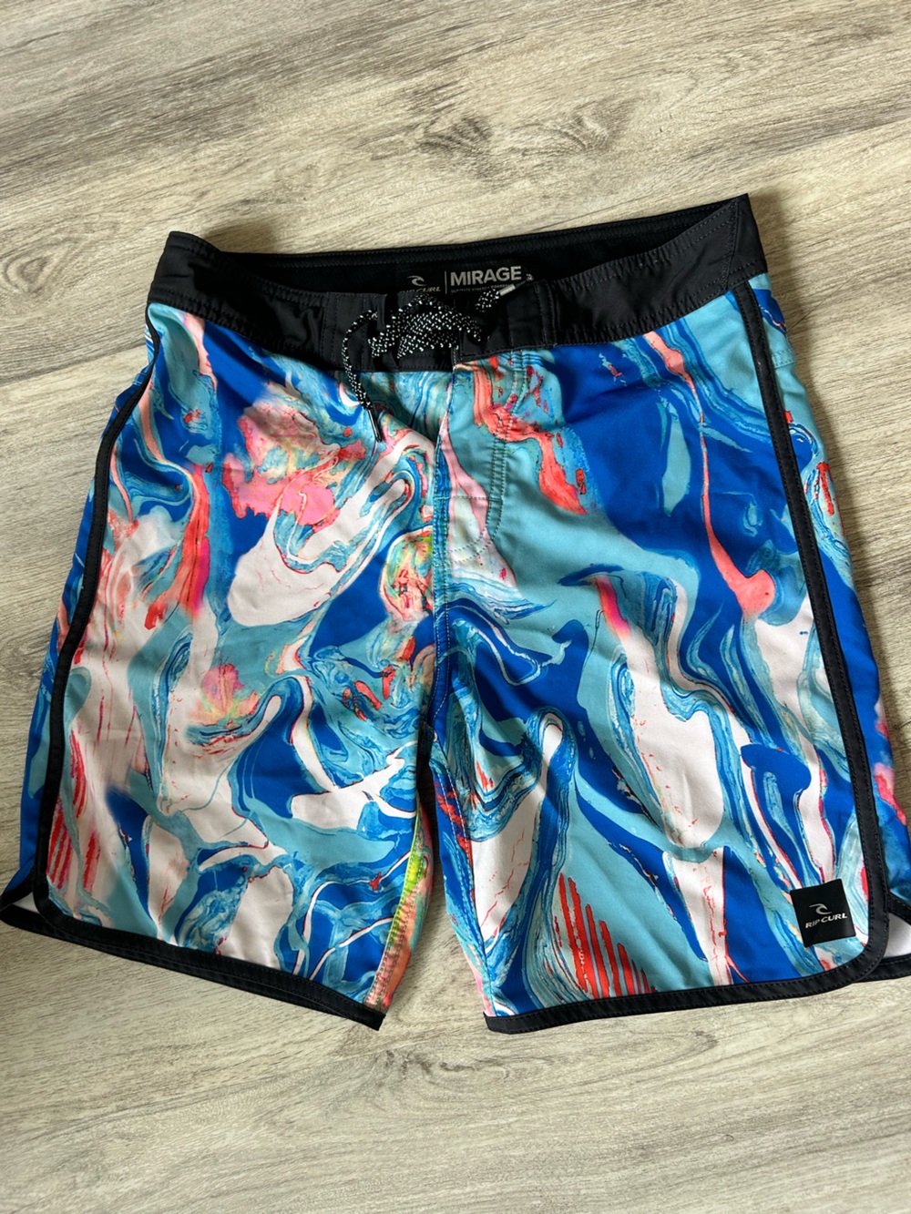 Boys Rip Cutl Board Shorts Size 28 like new